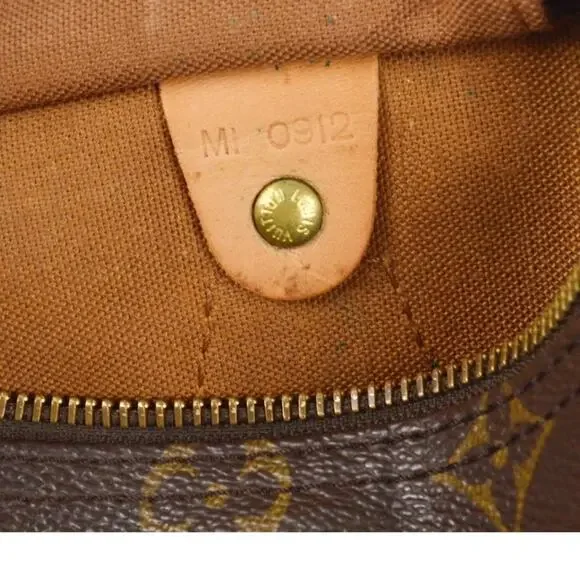 AUTHENTIC LOUIS VUITTON MONOGRAM SPEEDY 25 HANDBAG MI0912 - Picture 12 of 12